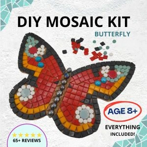 Kit de mosaïque papillon enfants