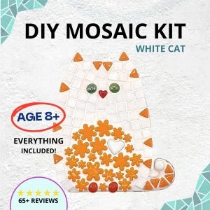 Kit de mosaïque chat pour enfants