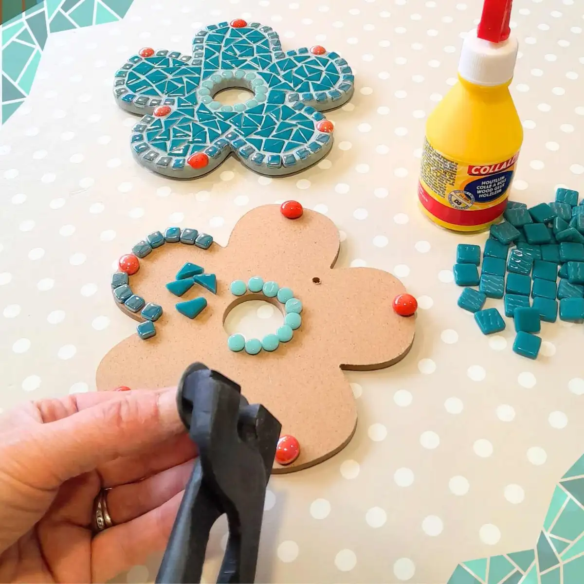 Kit sous-verre en mosaïque