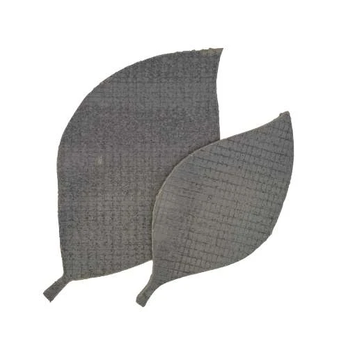 Support mosaïque en forme de feuille (G)