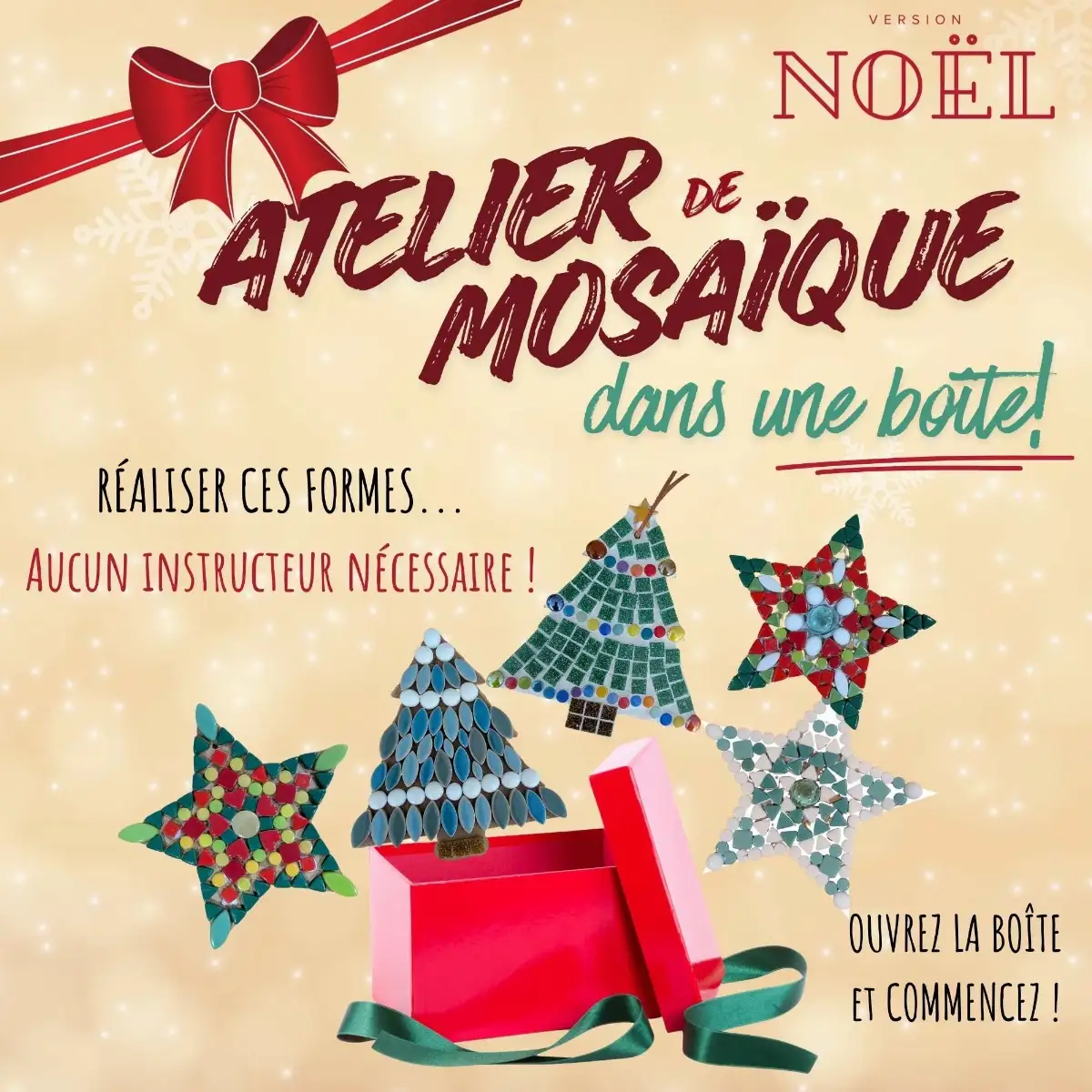 Atelier de Noel pour 5 personnes et plus