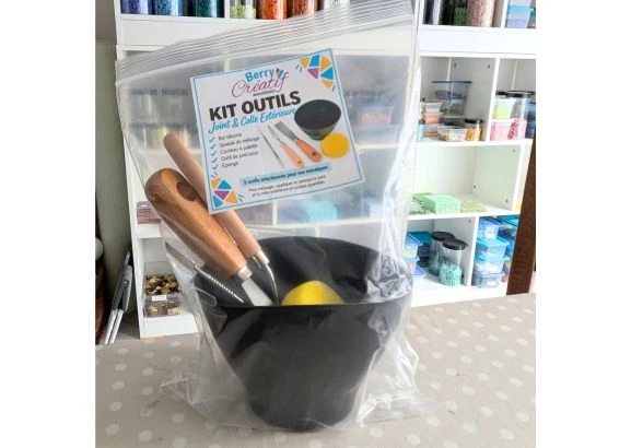 Pack d’outils pour colle et joint de mosaïque